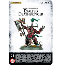 Khorne Bloodbound Exalted Deathbringer Warhammer Age of Sigmar